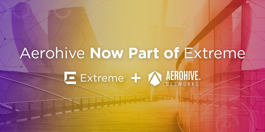 Extreme Networks finalizuje przejęcie firmy Aerohive